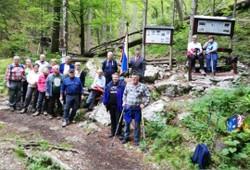Pohod članov Združenja borcev za vrednoste NOB Kamnik-Komenda 1